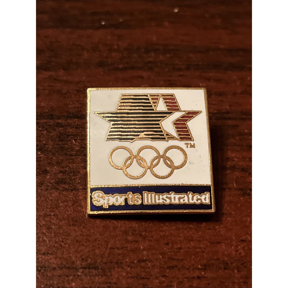 Vintage 1984 Los Angeles‎ Olympics Sports Illustrated Team USA Lapel Pin